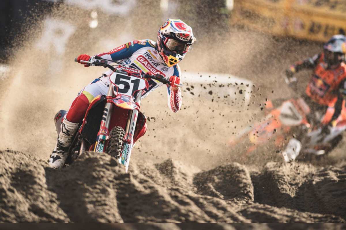 Justin Barcia in der Sandsektion von Oakland
