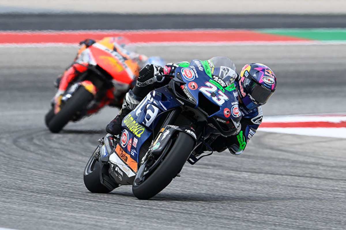 Austin: Enea Bastianini (23) vor Pol Espargaró