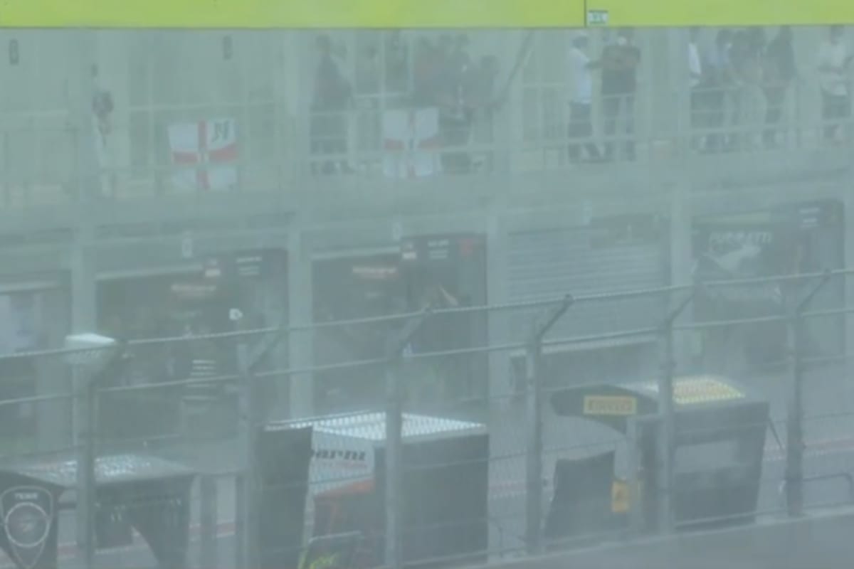 Die Sicht ist schlecht