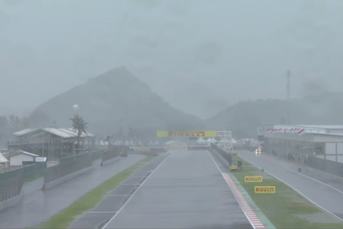 Starkregen auf Lombok	