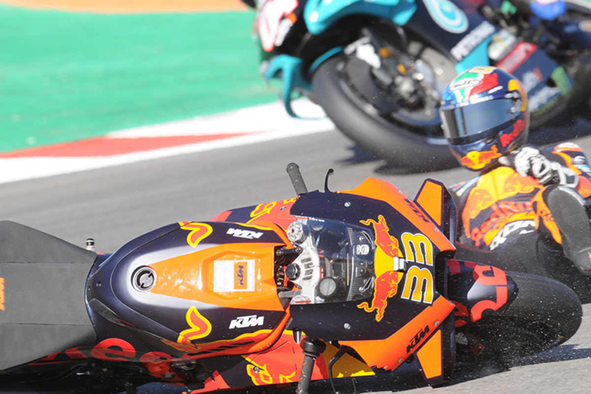 Brad Binder kam beim Q2-Sturz glimpflich davon