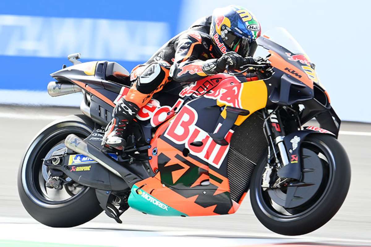 Brad Binder auf der Insel Lombok: KTM RC16 mit dem umstrittenen Hinterradspoiler