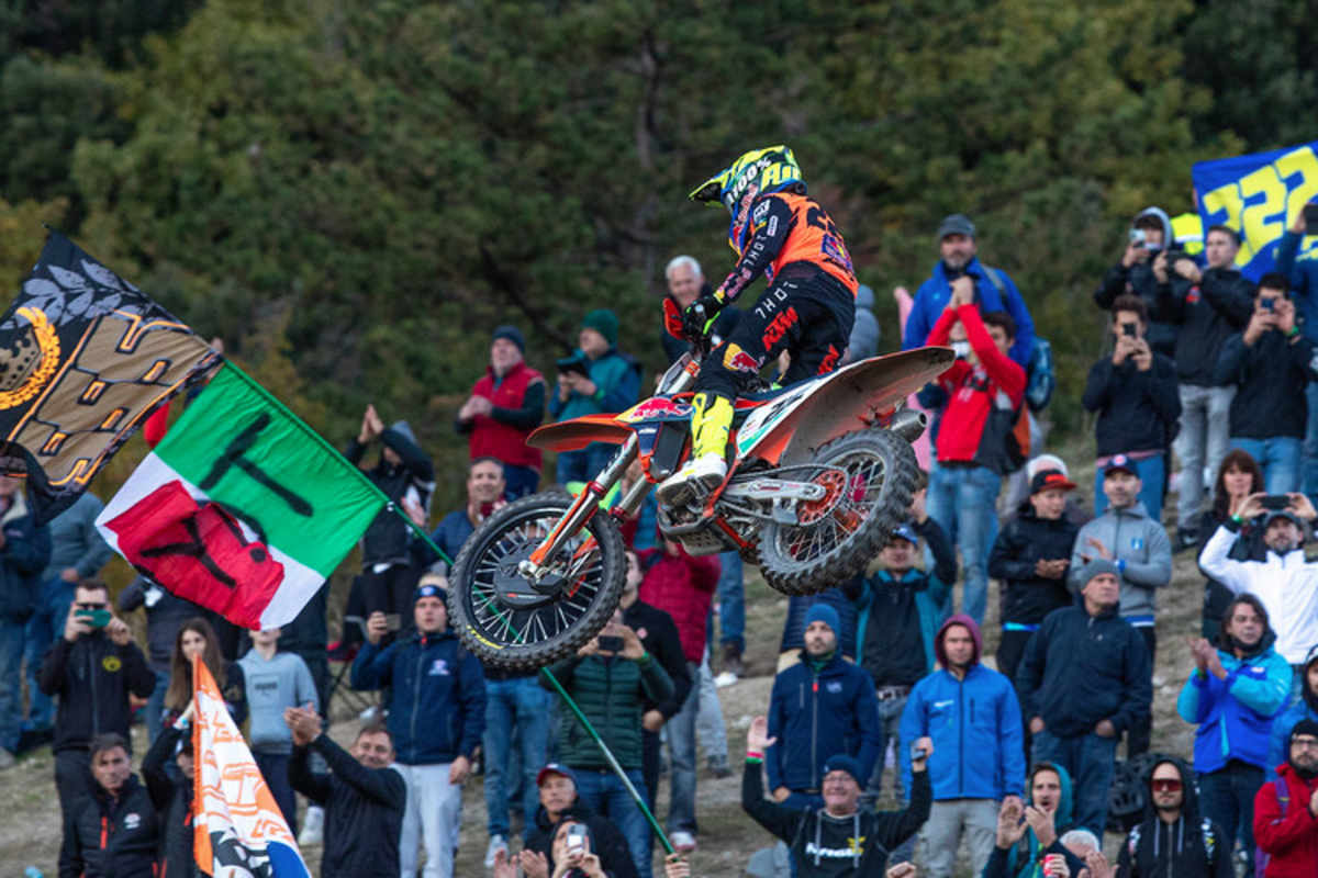 Antonio Cairoli war in Arco Lokalmatador