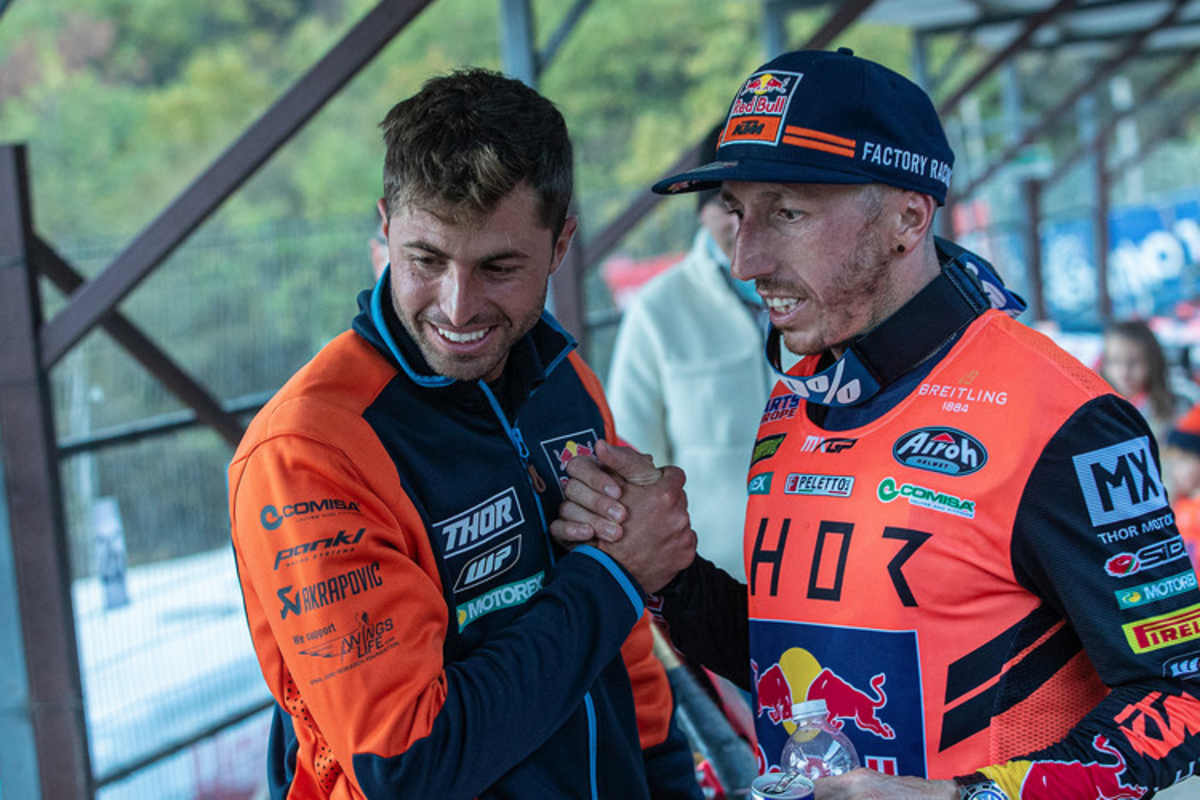 Beim Motocross ist auch Teamwork gefragt