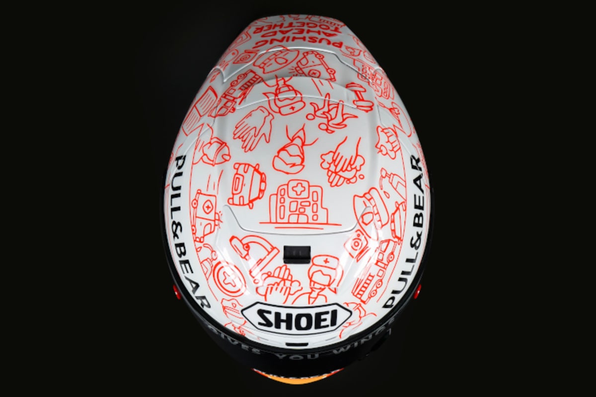 Der Shoei von oben: Ein Design mit Symbolkraft