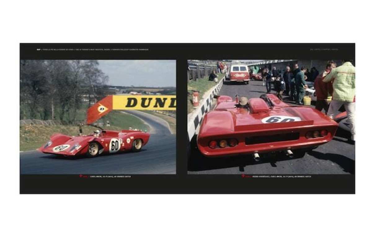 Ab auf die Rennstrecke! Hier mit Chris Amon in Brands Hatch