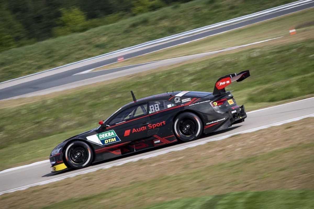 2019: Andrea Dovizioso im Audi RS5 DTM in Misano