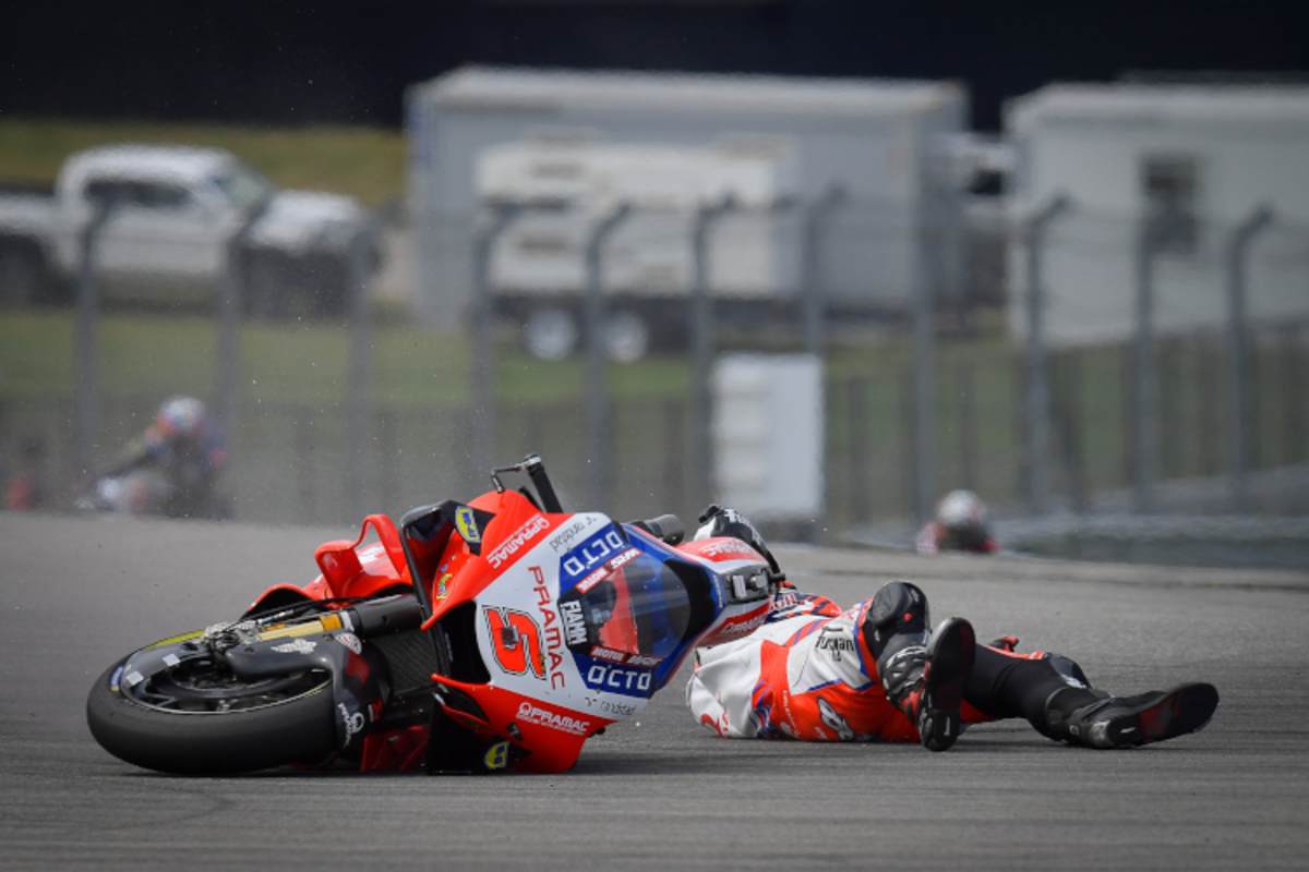 Der Austin-GP des Pramac-Ducati-Piloten ist frühzeitig gelaufen