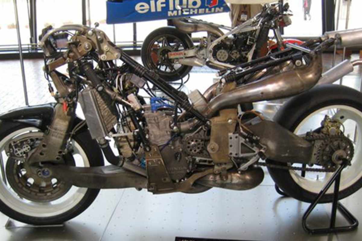 In den ersten Jahren bekam die elf-500 einen Honda-Dreizylinder-Motor