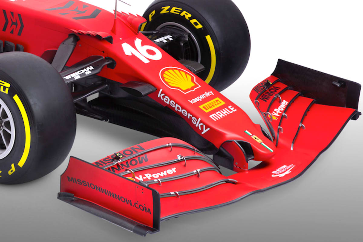 Die Fahrzeugnase wurde modifiziert