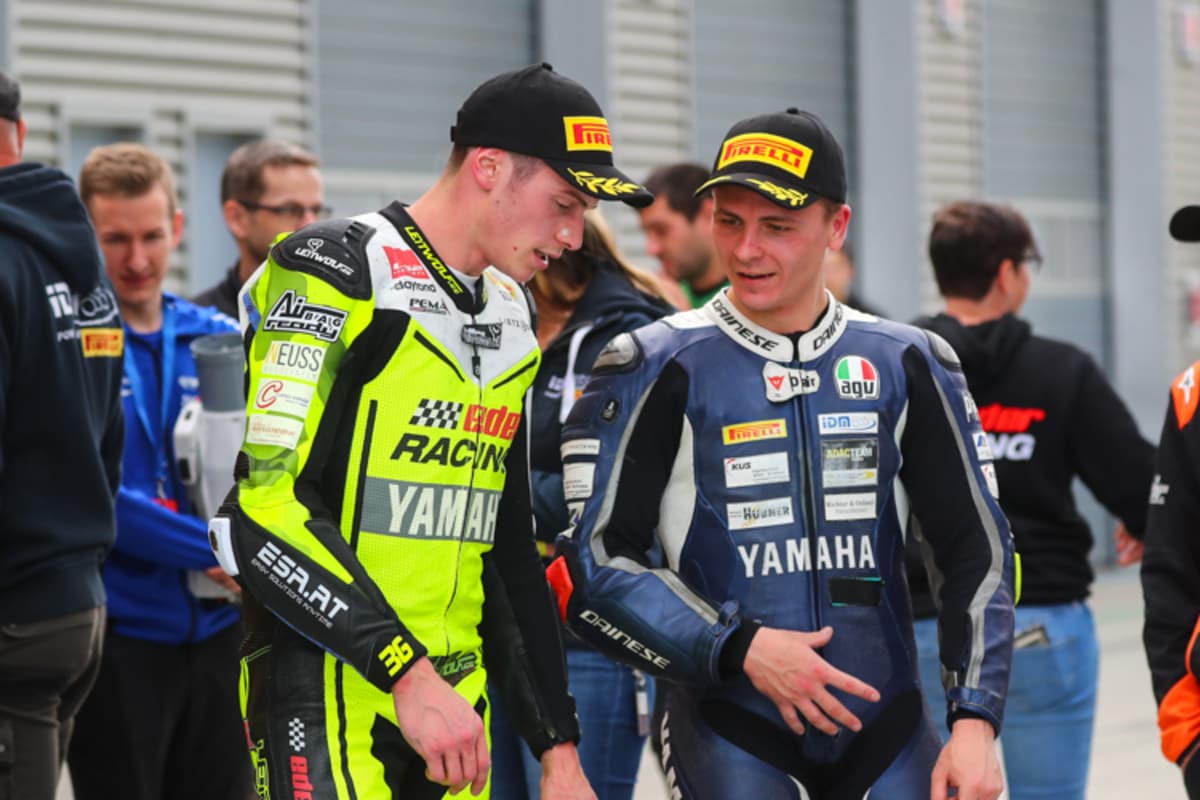 Enderlein im Gespräch mit Gradinger (v.re.)