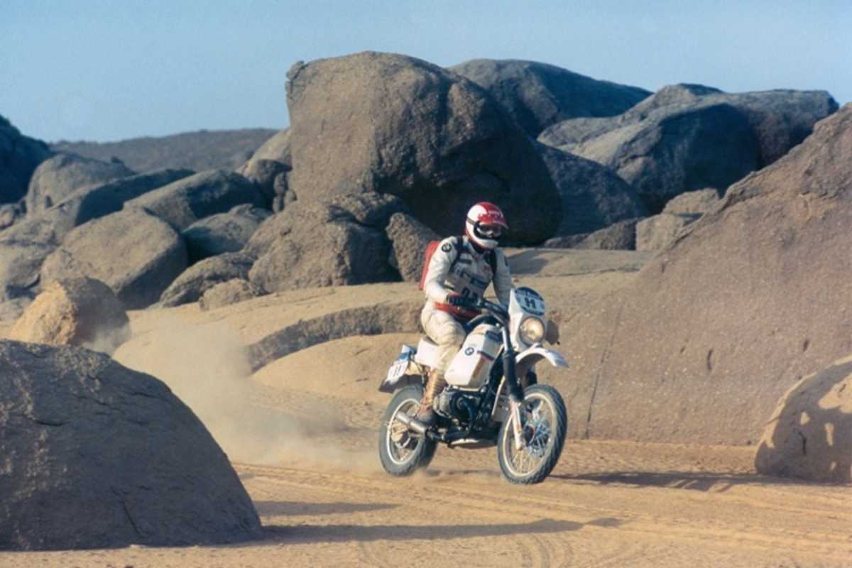 Vier Siege bei der Rallye Paris-Dakar begründeten den Mythos der Wüstenrennmaschine der R80G/S 