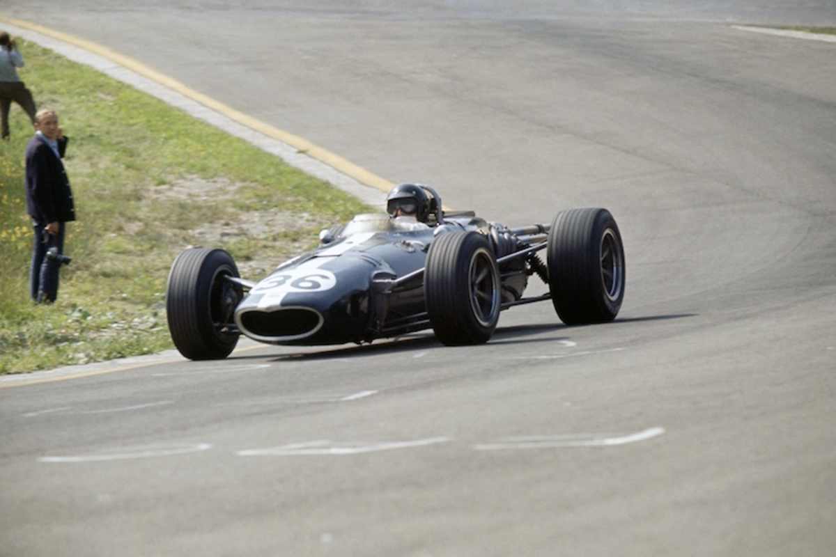 Mit dem eigenen Eagle Triumph in Spa-Francorchamps 1967