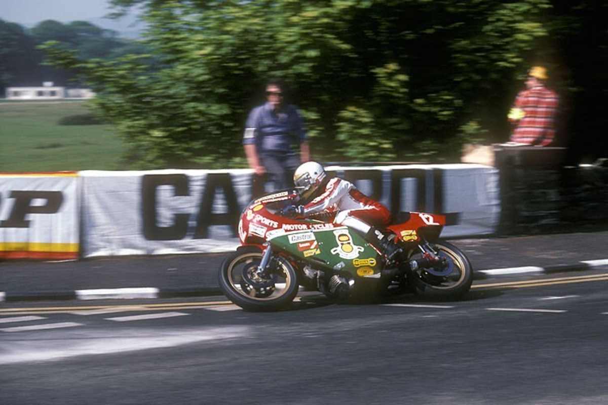 Hailwood beim TT-Comeback 1978