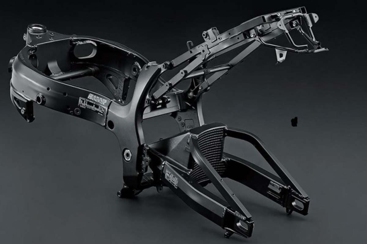 Nicht geändert, was funktioniert: Chassis und Schwinge sind unverändert vom Vormodell übernommen