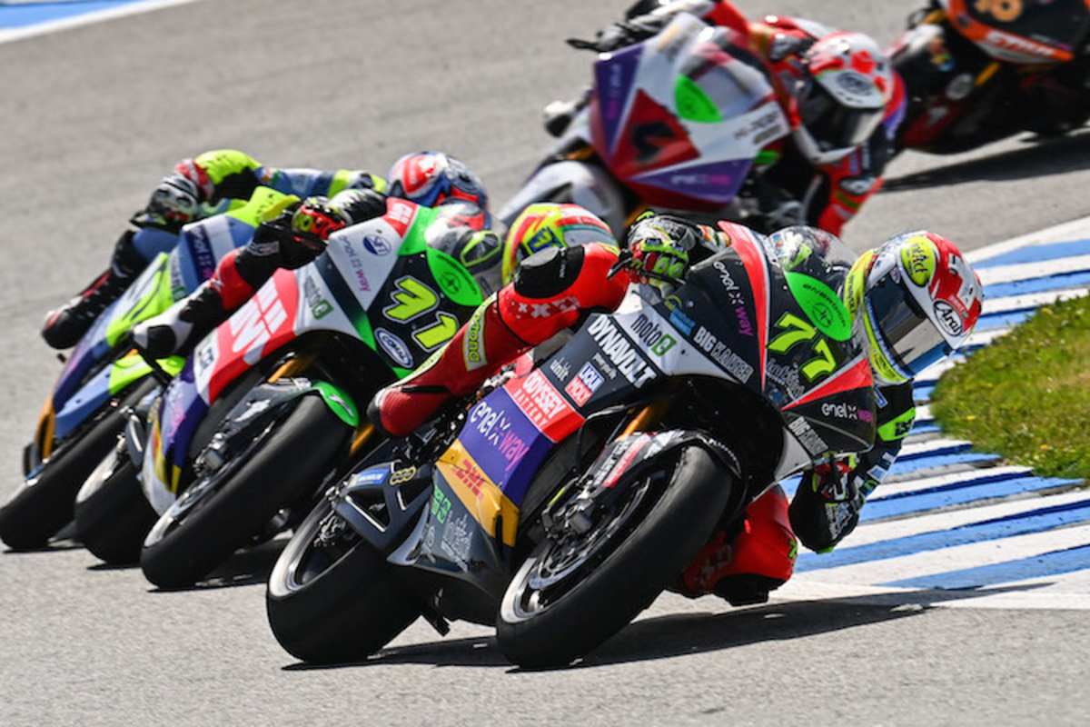 Dominique Aegerter freute sich über seinen fünften Podestplatz in dieser Saison