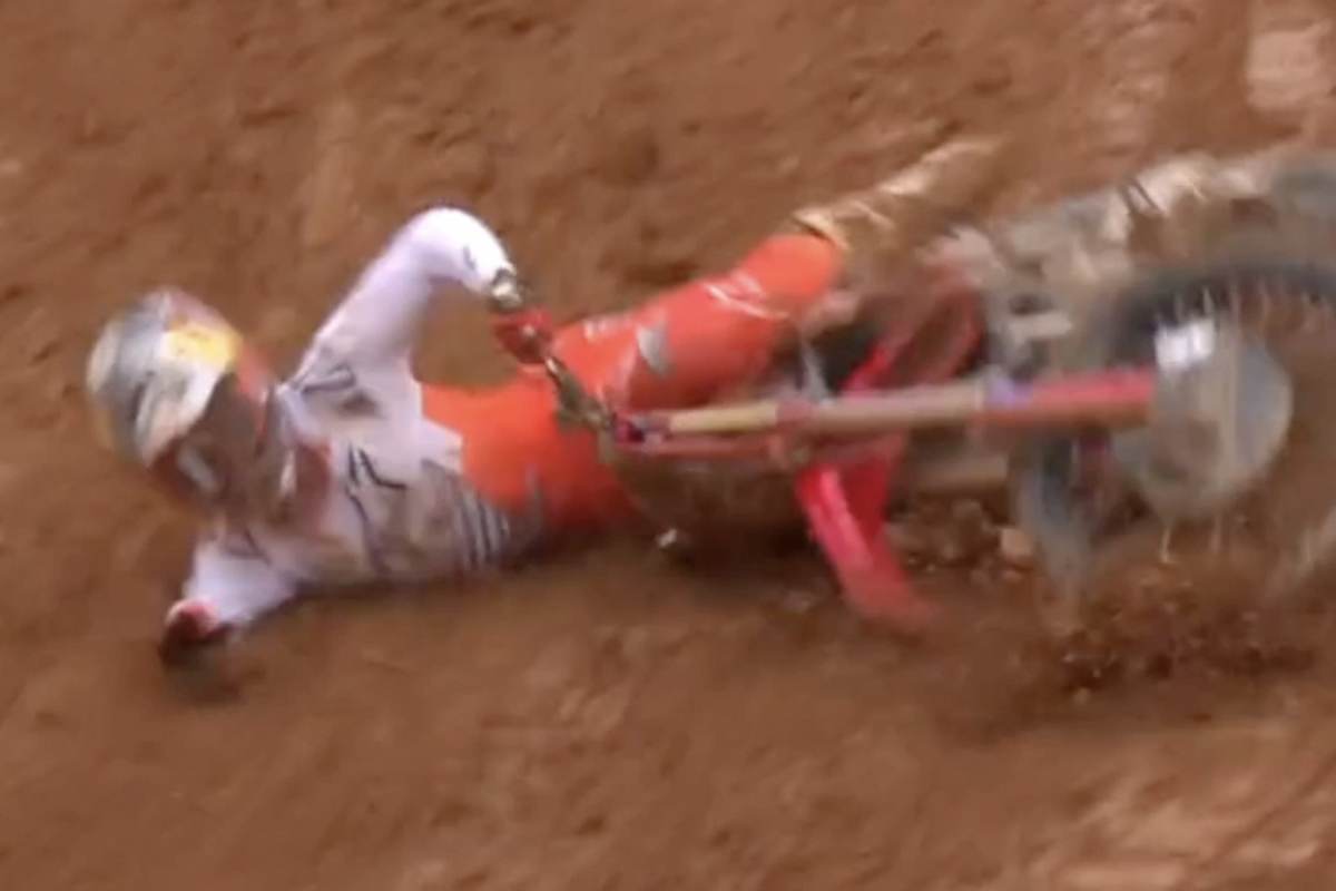 Ein Crash warf Jett Lawrence zurück