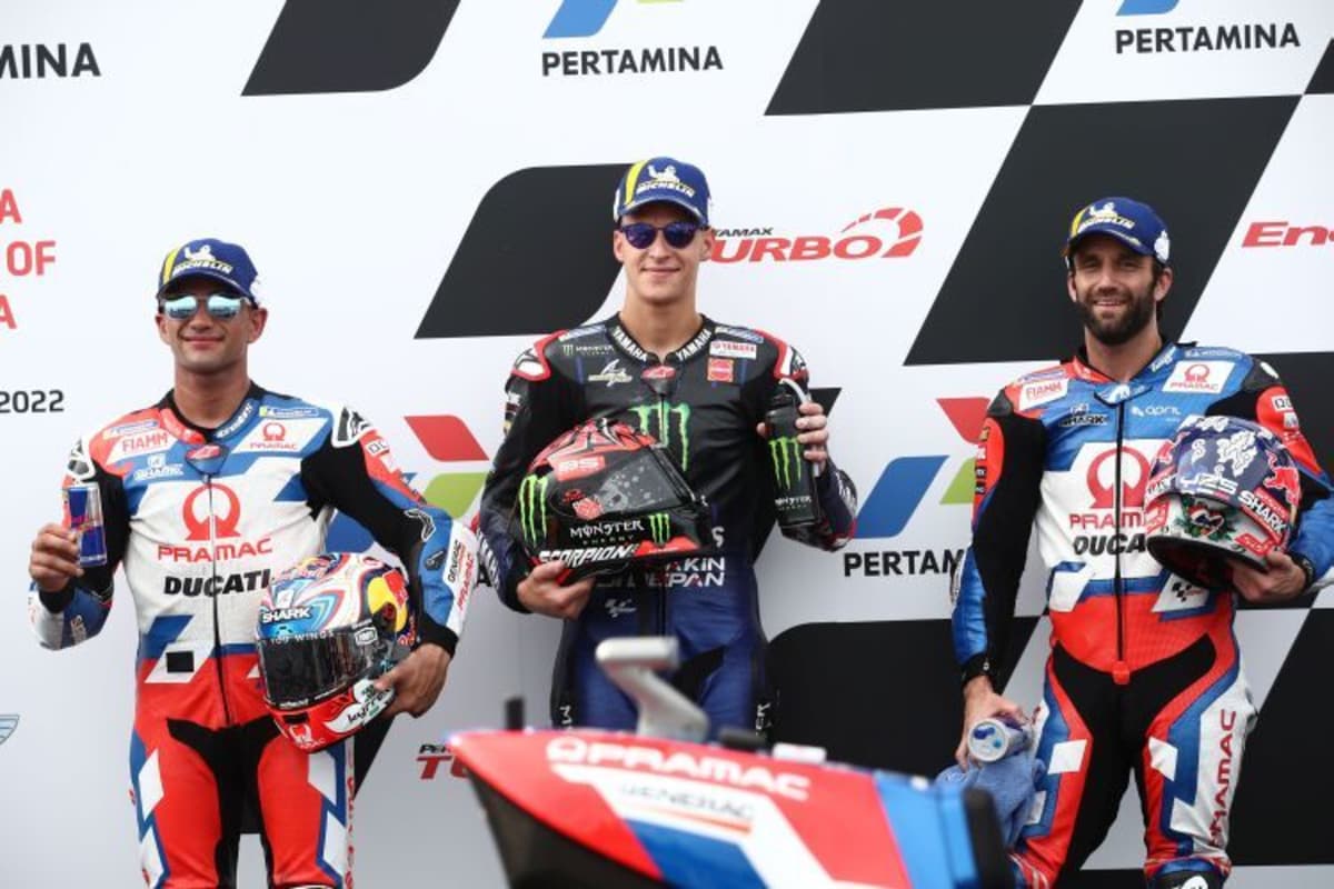 Jorge Martin, Fabio Quartararo & Johann Zarco