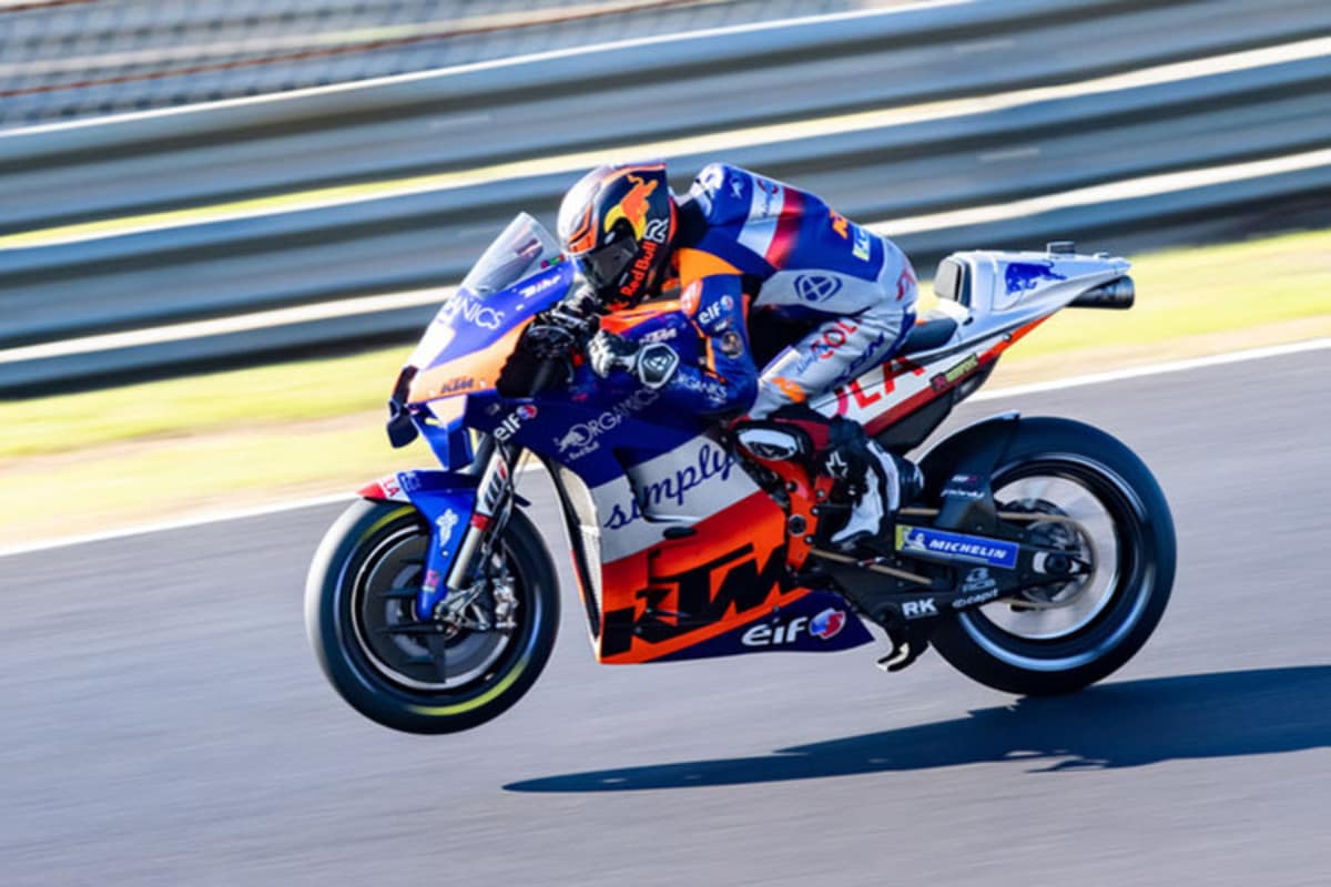 Mika Kallio auf der Red Bull-Tech3-KTM in Portimão 2020