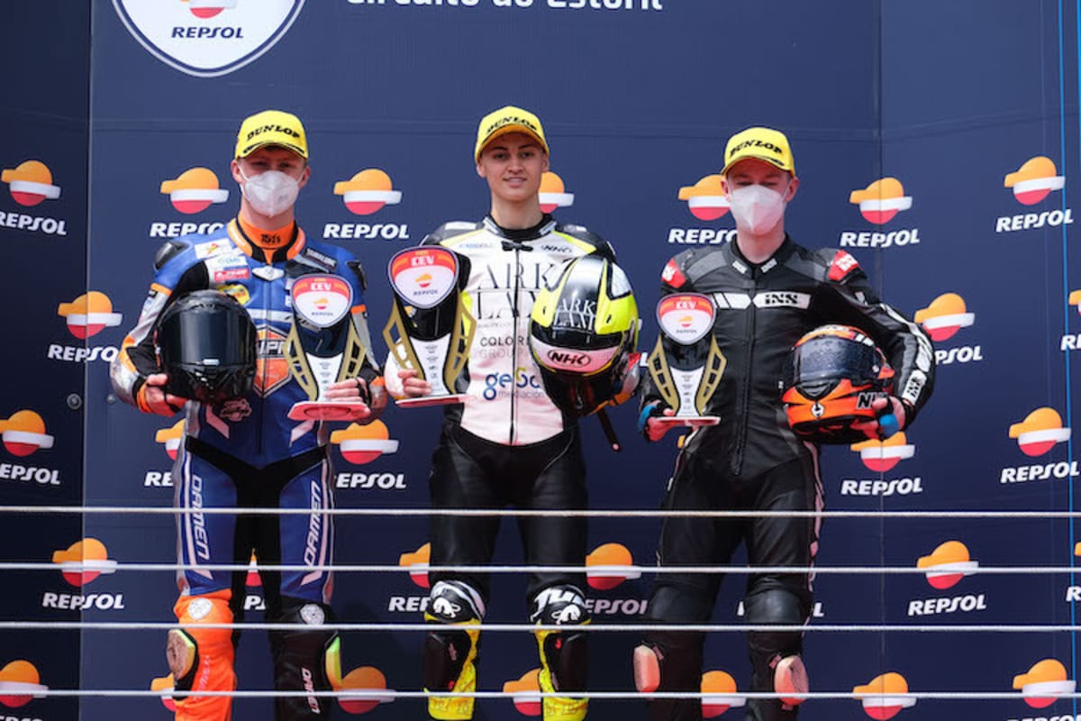 Kevin Orgis mit Platz 3 im ersten Rennen in Estoril