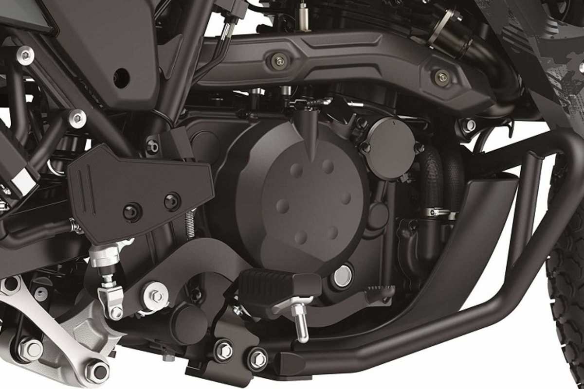 Der flüssigkeitsgekühlte Einzylinder mit 652 ccm stampft so ziemlich überall durch