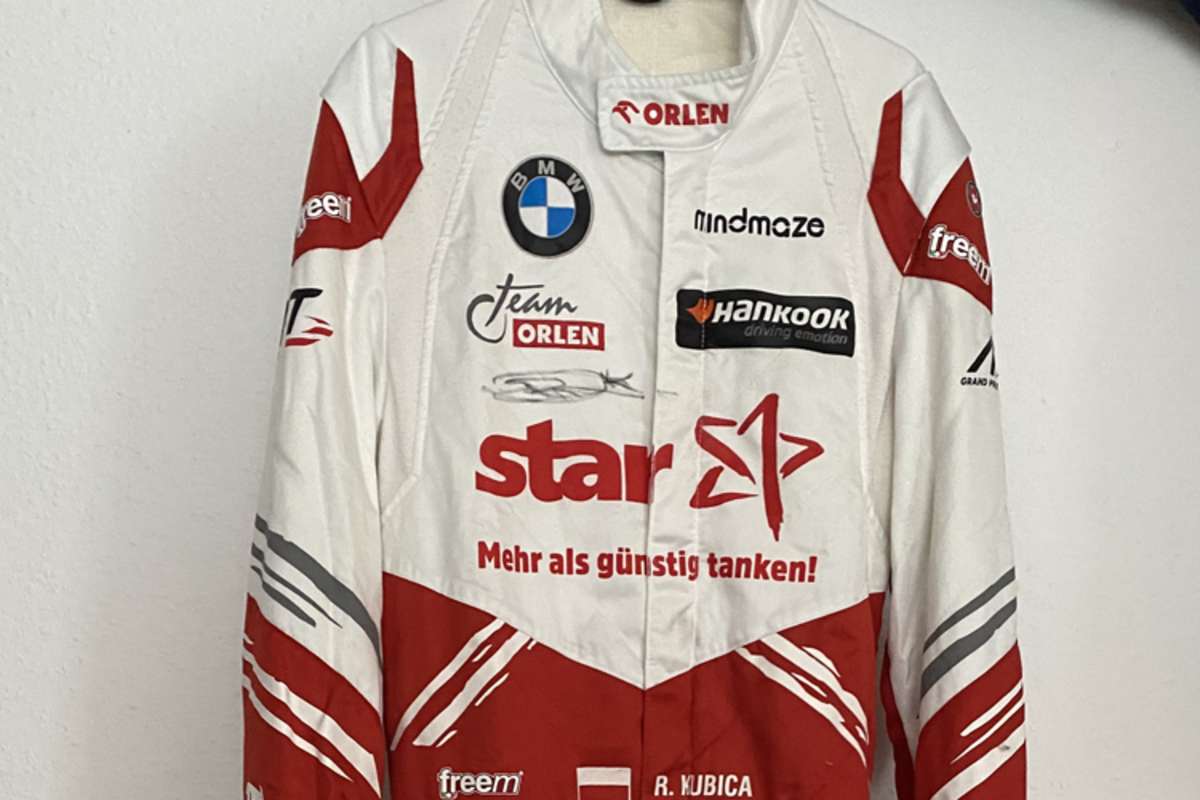 Der Rennanzug von Robert Kubica