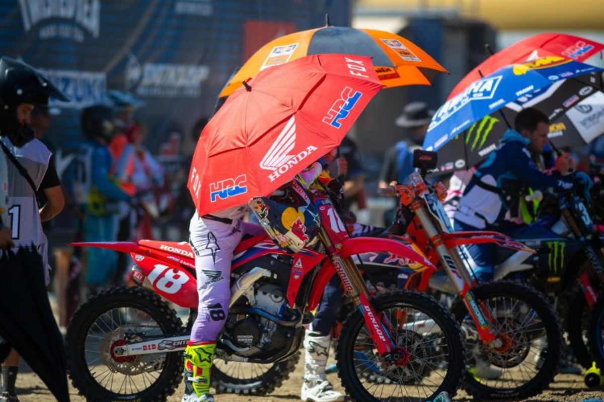 Konzentration vor dem Start