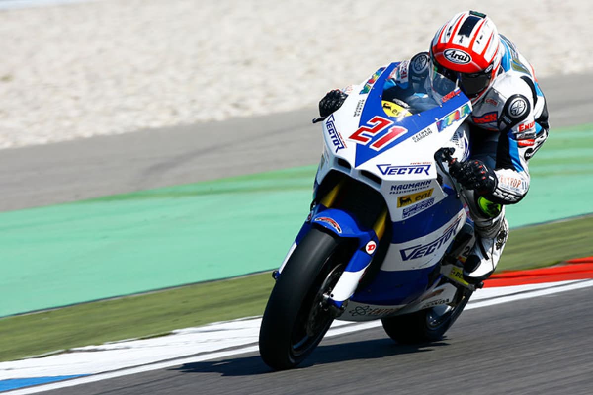 Vladimir Leonov fuhr 2010 bei Kiefer als Teamkollege von Stefan Bradl in der Moto2-WM