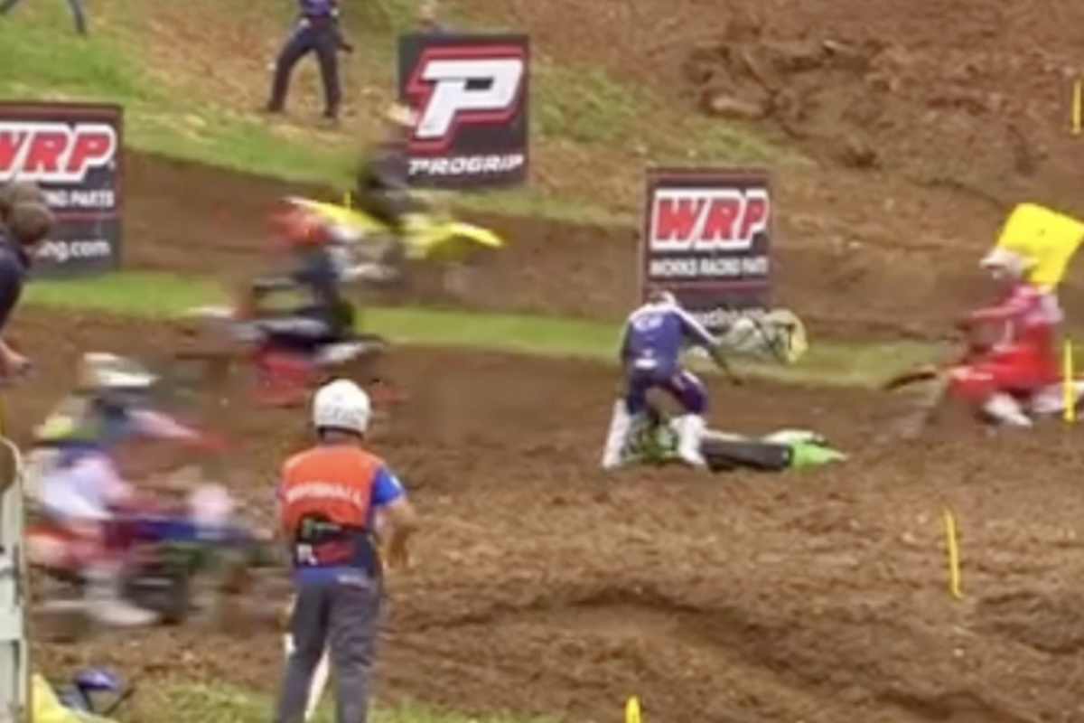 Mikkel Haarup stürzte