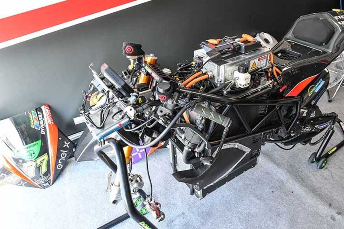 Die MotoE-Maschine von Energica 