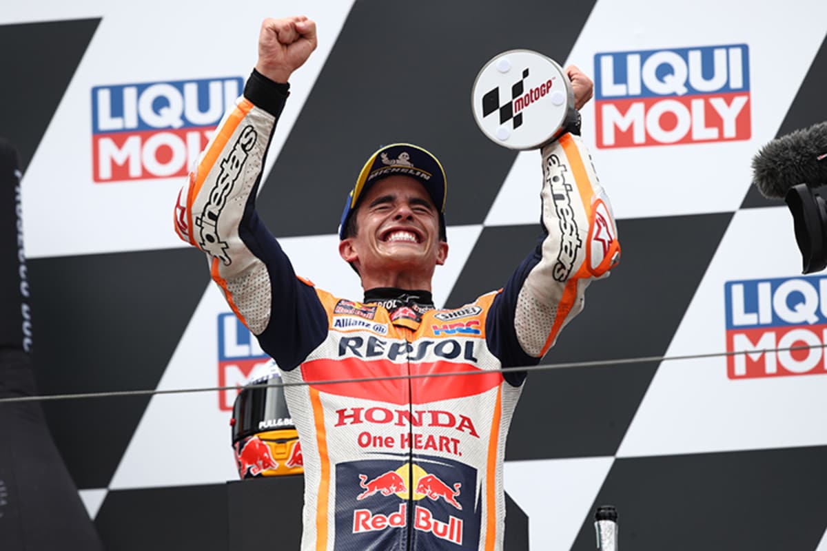 Sachsenring-Sieger Marc Marquez