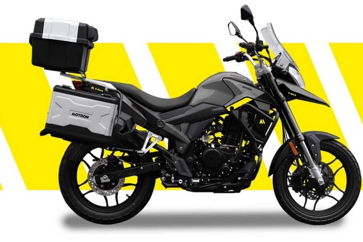 Motron X-Nord 125 Touring: Stauraum für die Reise serienmässig