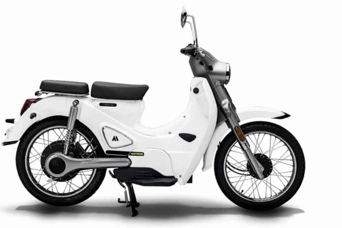 Elektro-Roller Motron Cubertino: Nicht nur der Modellname erinnert an die Honda Cub