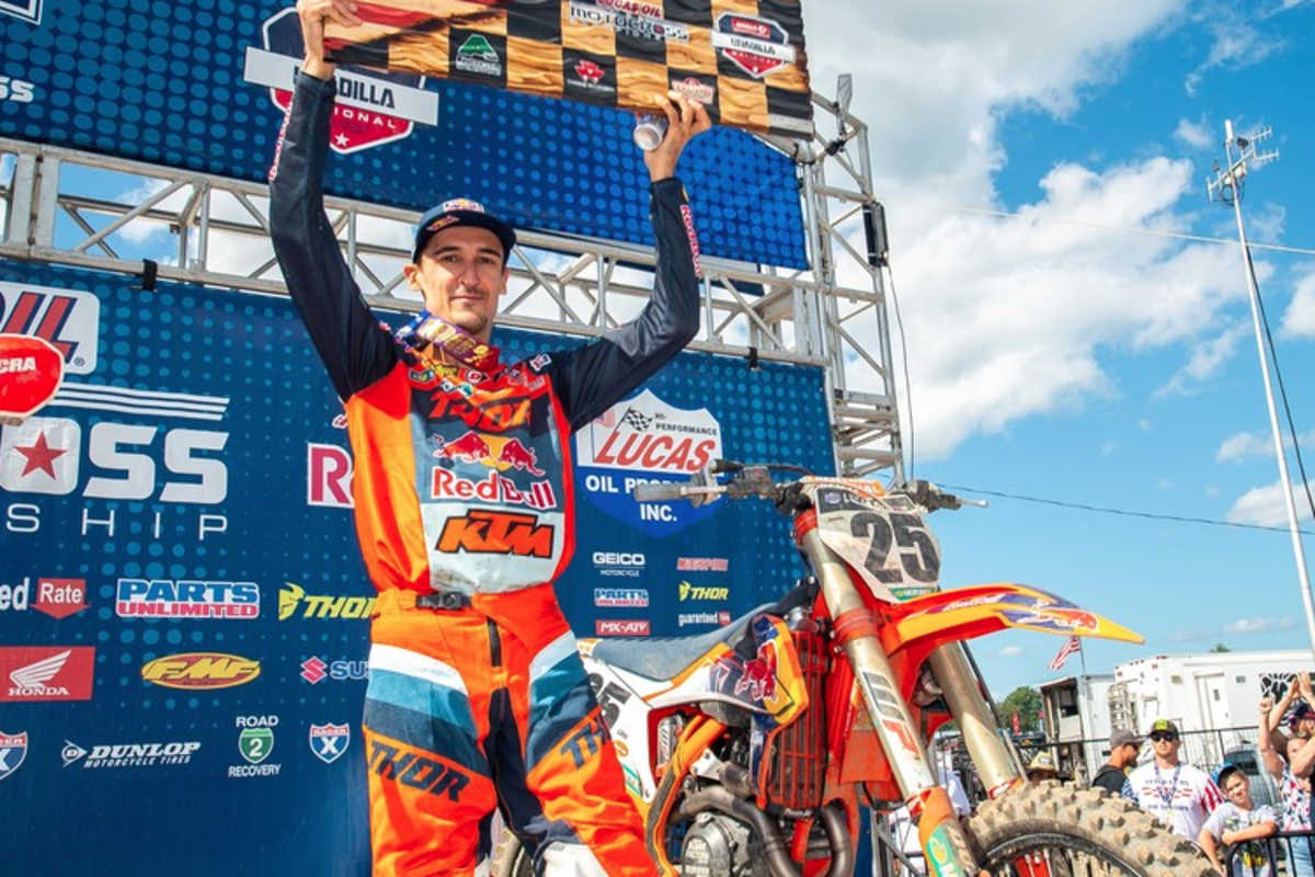 Das Podium in Unadilla
