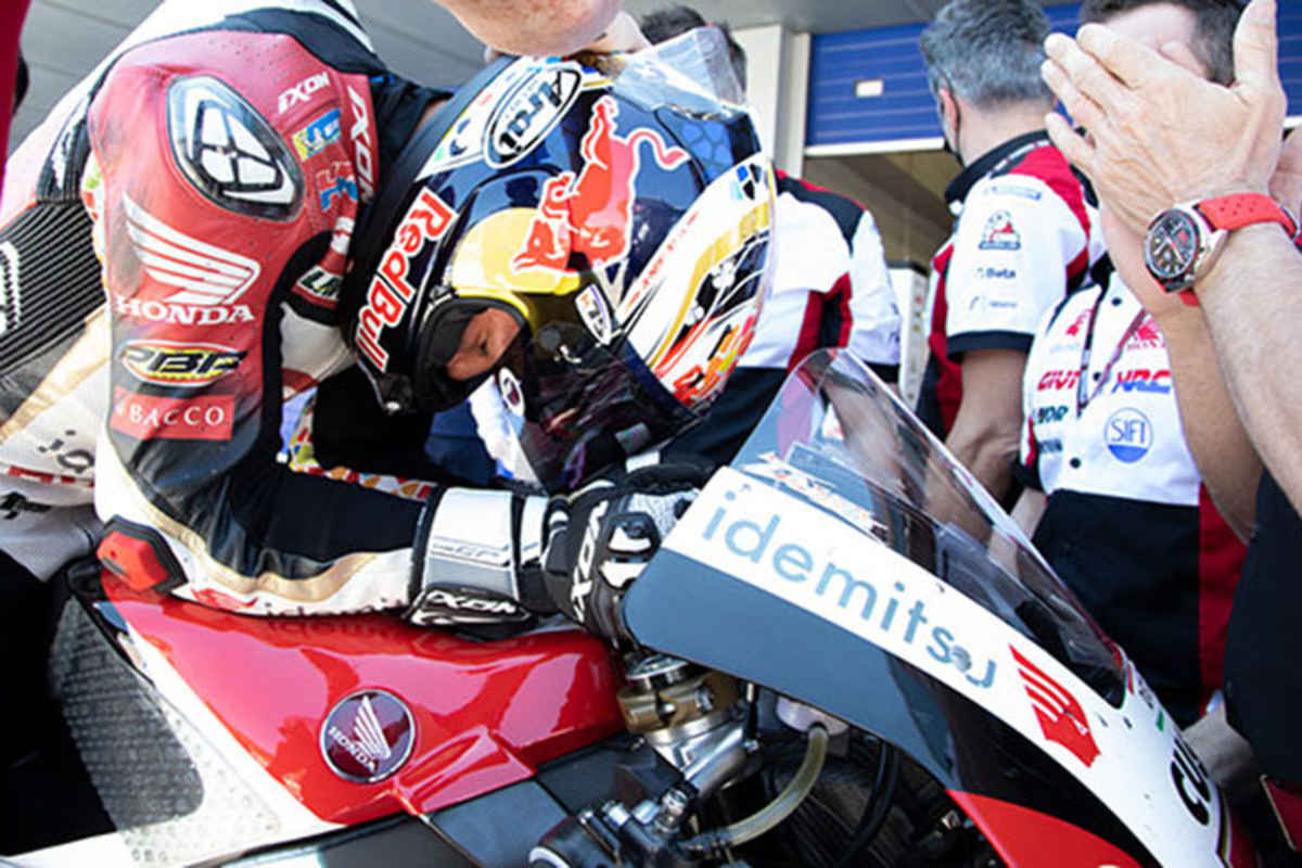 Erschöpft und glücklich: Nakagami nach Platz 4