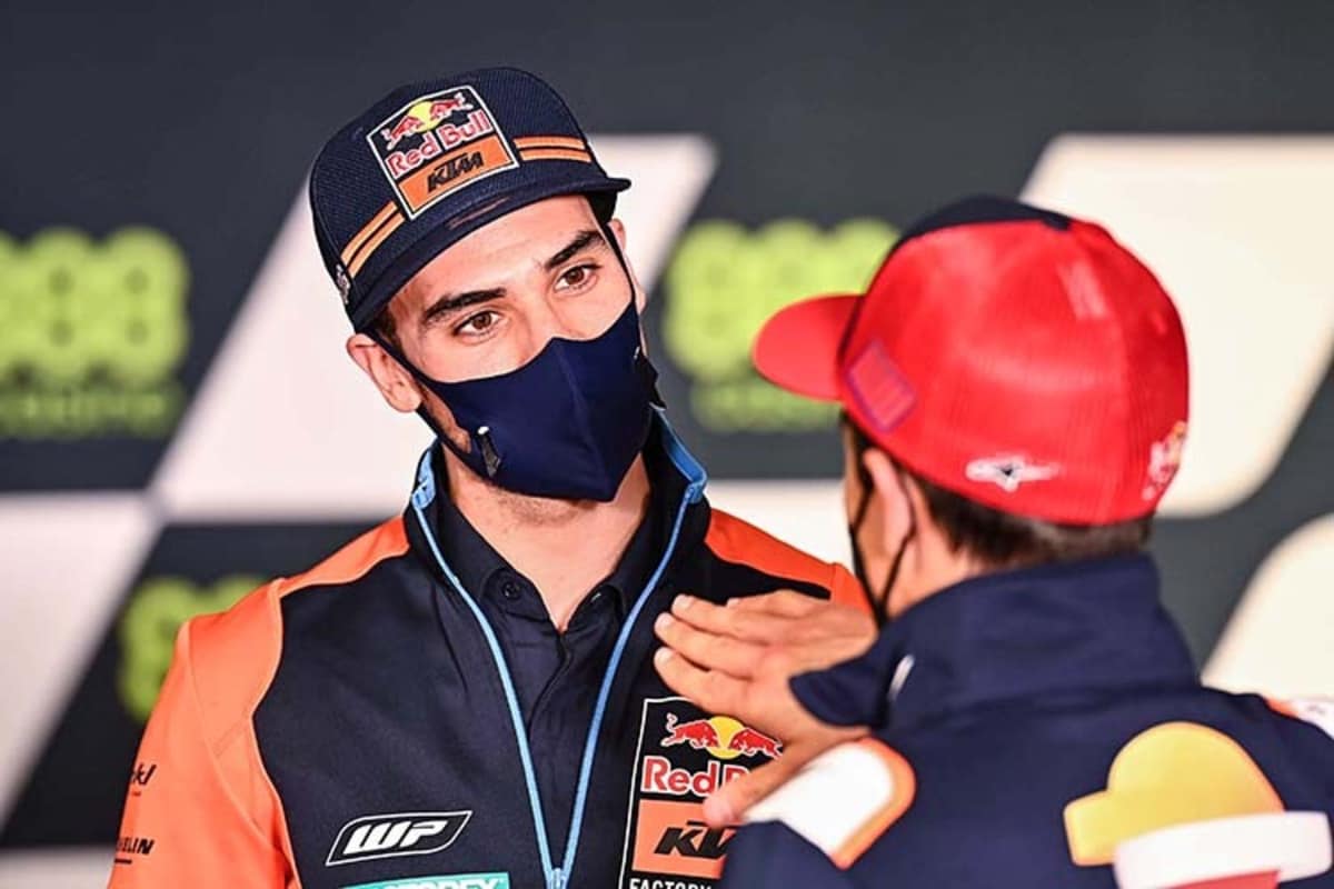 Miguel Oliveira im Gespräch mit Marc Márquez 