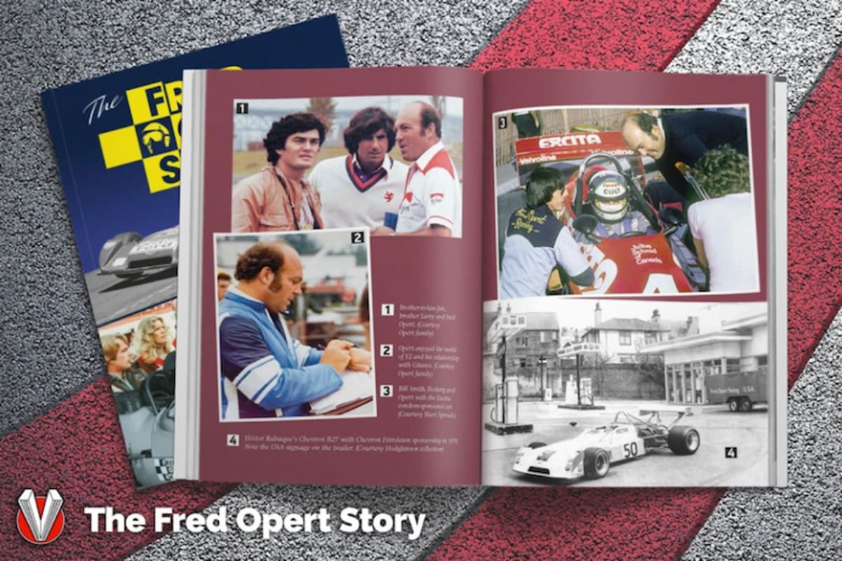 Am liebsten arbeitete Opert mit Chevron-Rennwagen