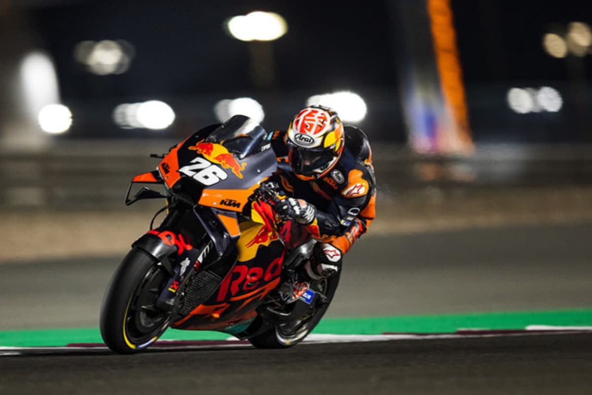 Dani Pedrosa beim Katar-Test 2021