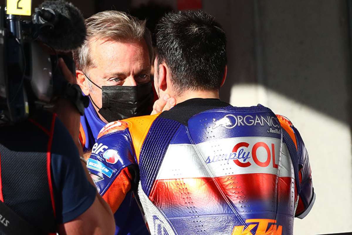 Hervé Poncharal mit Miguel Oliveira 