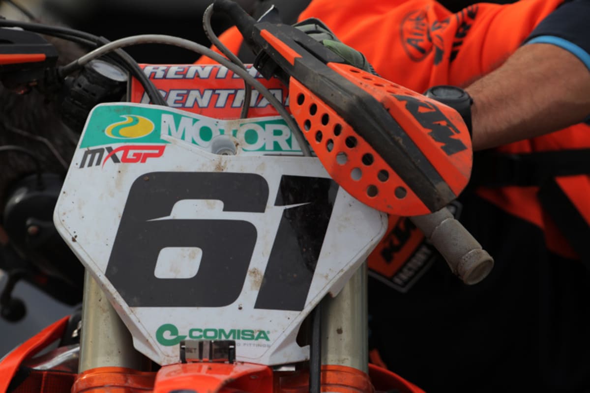 Das demolierte Bike von Prado