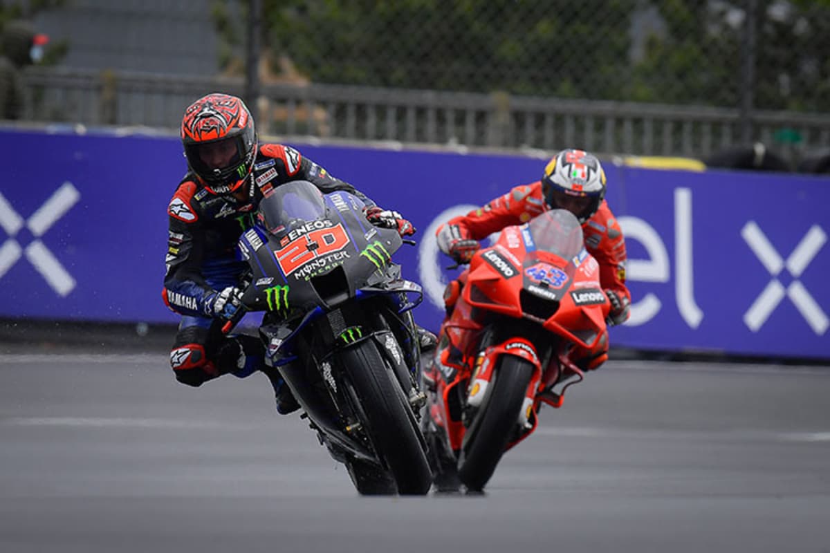 Le Mans im Regen: Quartarari wehrt sich gegen Jack Miller