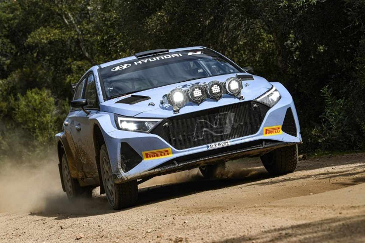 Der Hyundai i20 N Rally2 debütiert in Ypern