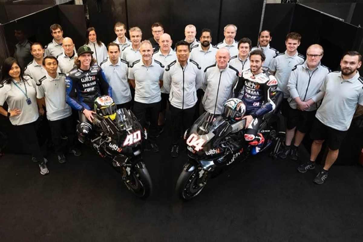 Das neue WITH-Yamaha-Team beim Jerez-Test im November