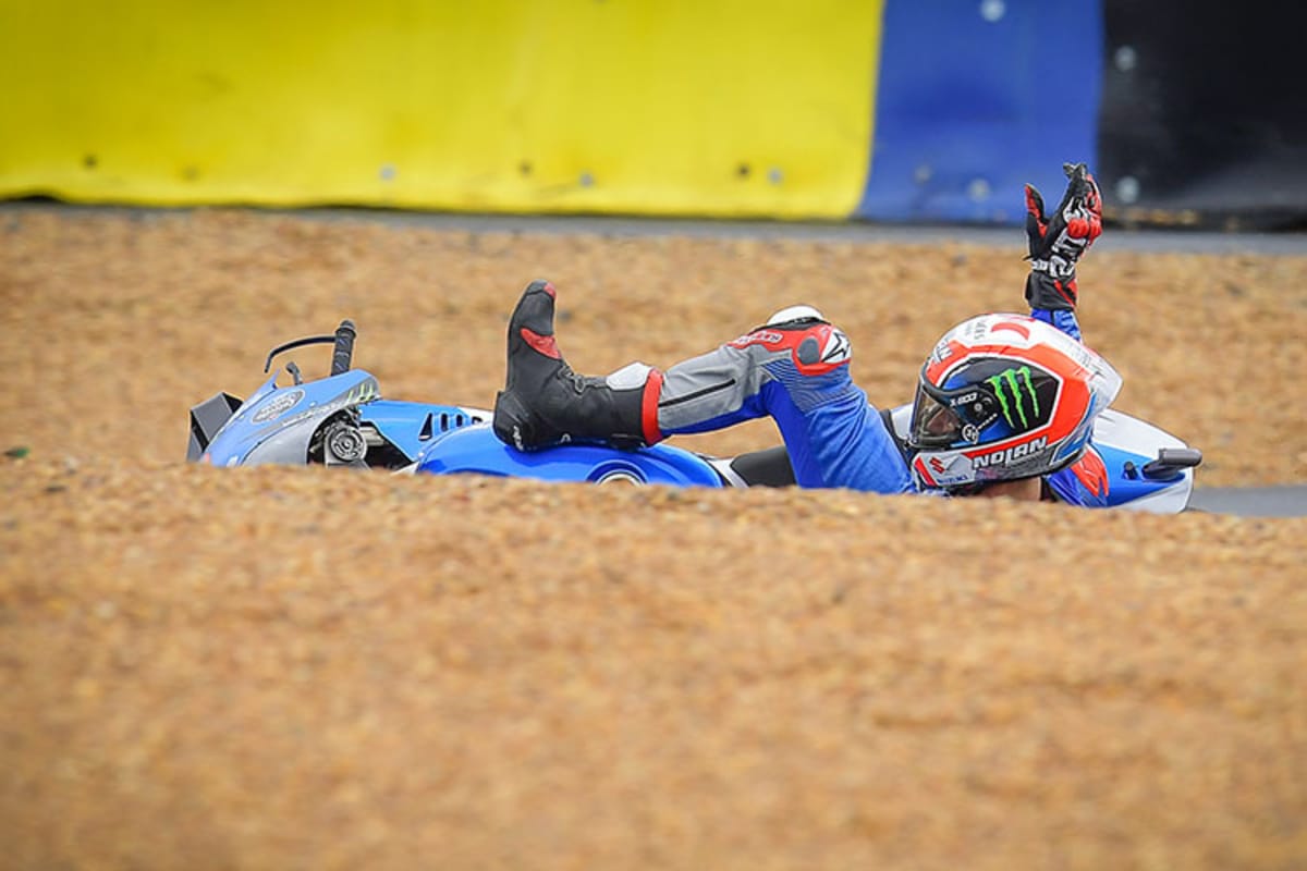 Stürzte in Le Mans: Alex Rins (Suzuki)