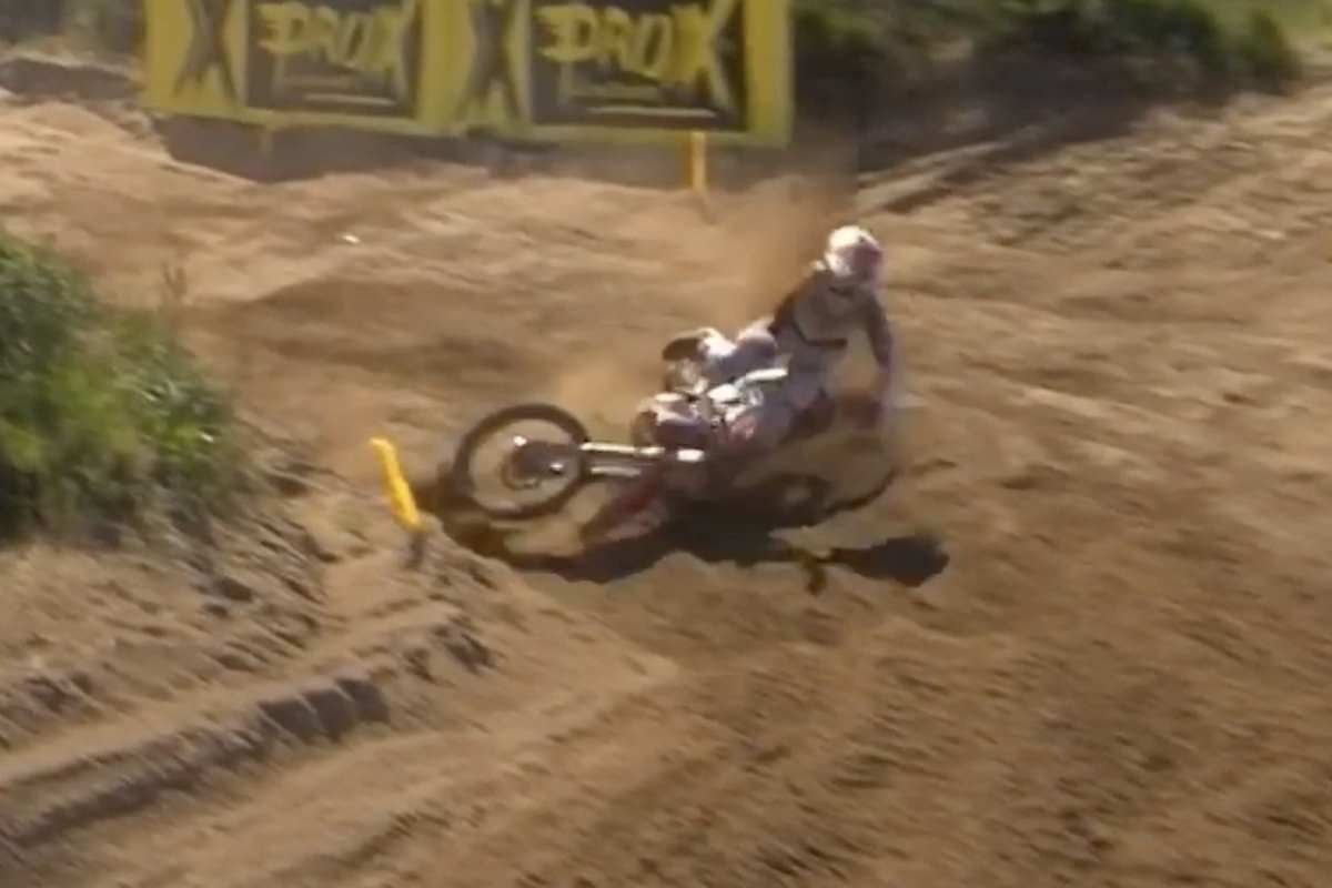 Andrea Adamo stürzte