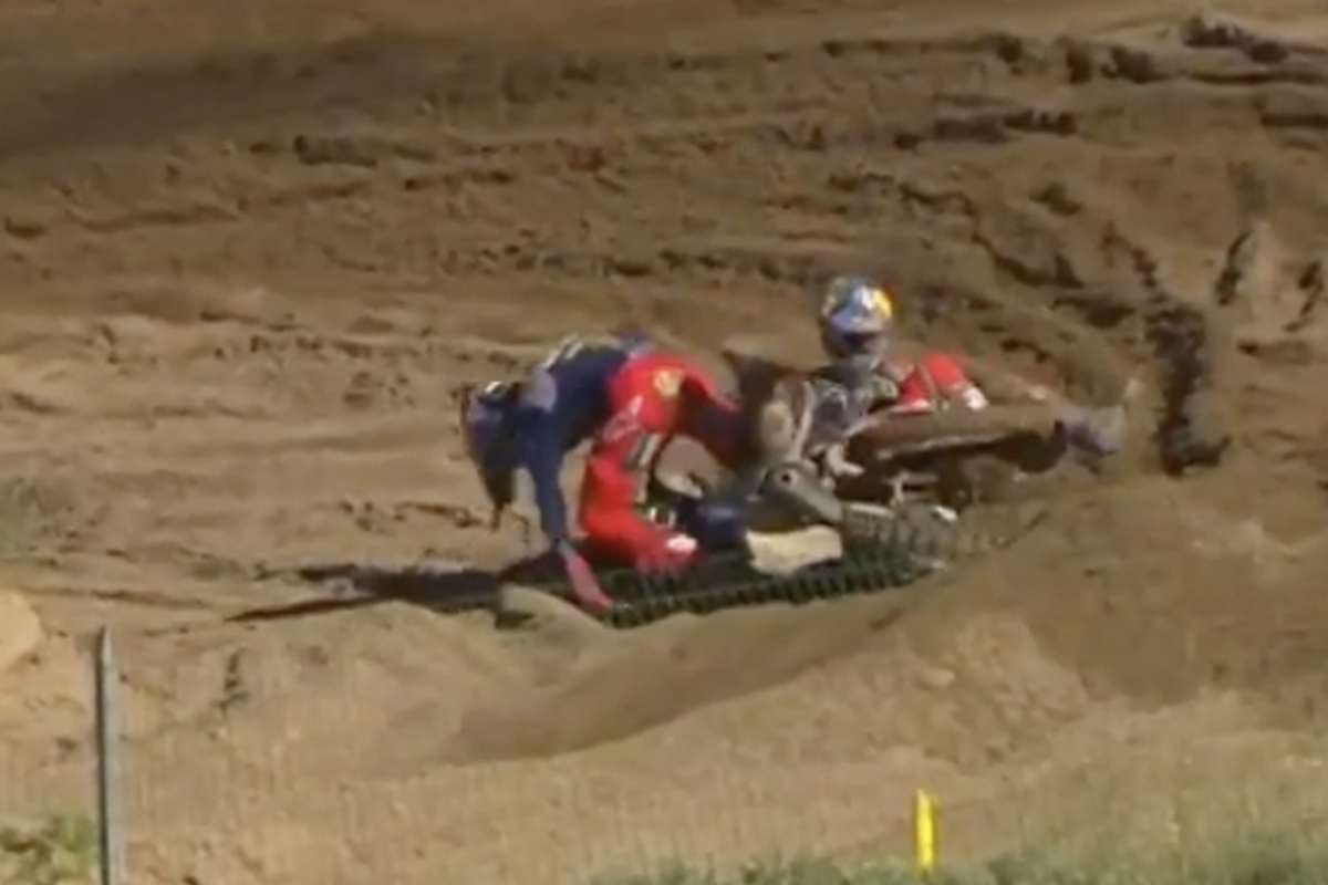 Jorge Prado stürzte, Maxime Renaux konnte nicht mehr ausweichen