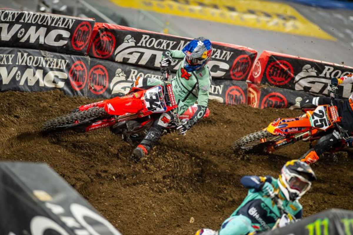 Roczen (#94) konnte in Minneapolis Musquin (#25) nicht hinter sich halten