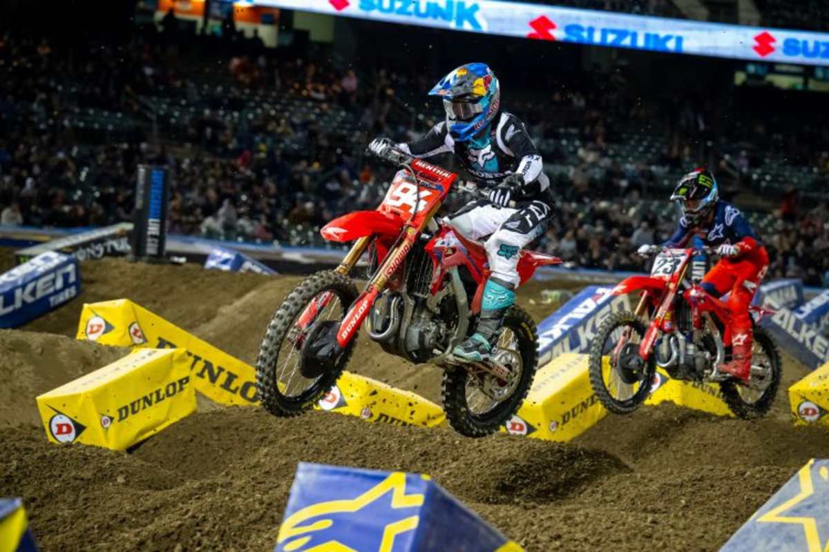 Ken Roczen und Chase Sexton stürzten beide im Qualifying Q2