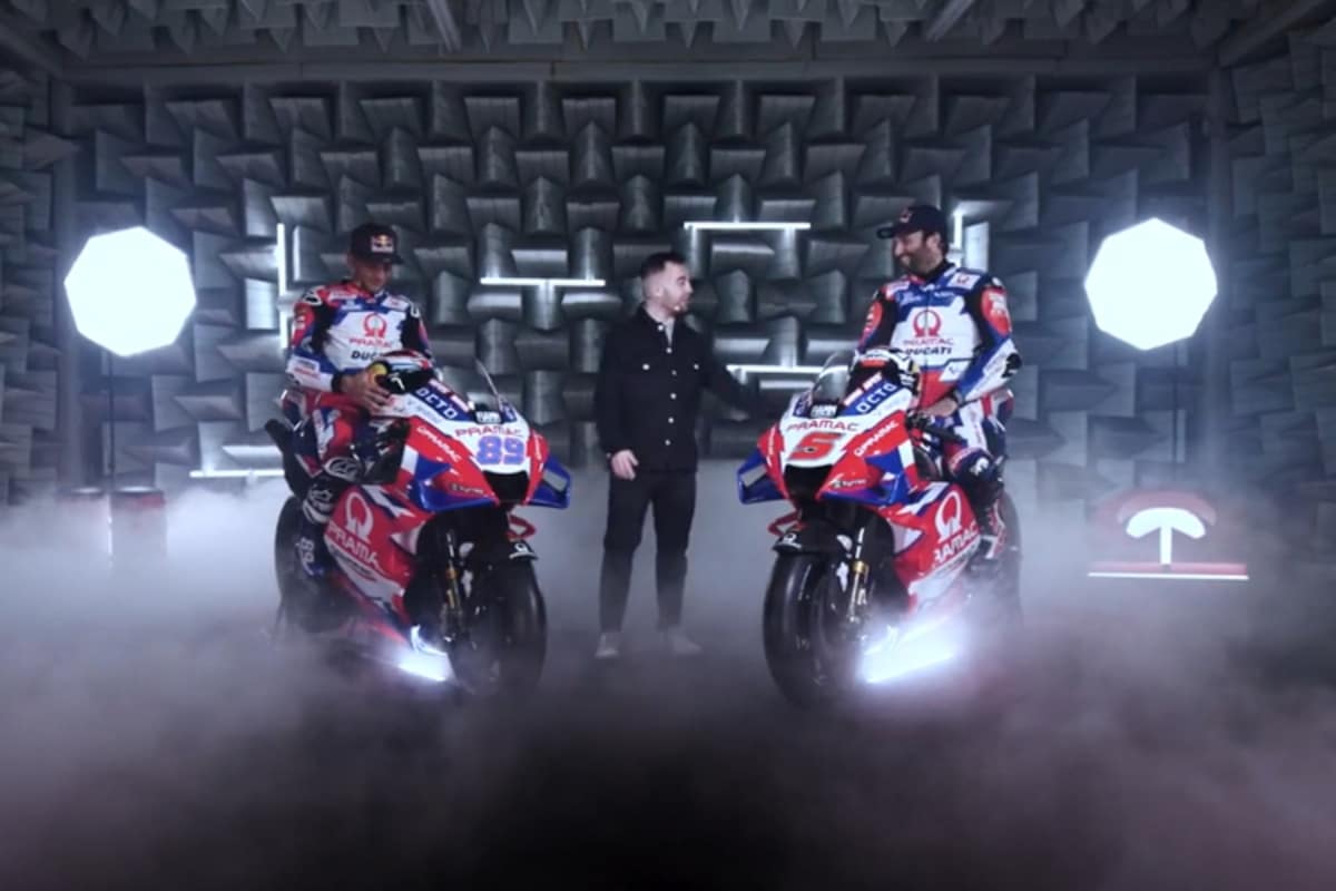 Jorge Martin und Johann Zarco bei der Online-Präsentation 