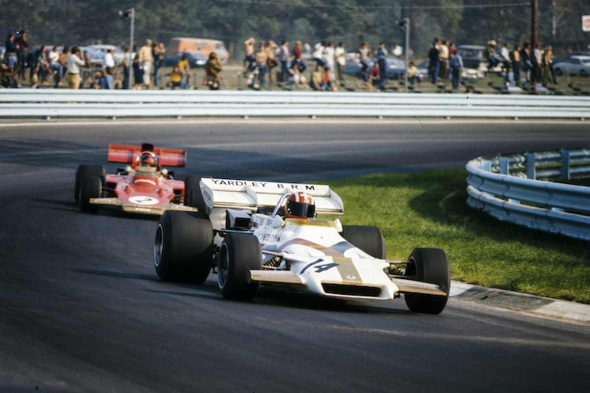 Jo Siffert im BRM P160 vor Emerson Fittipaldi im Lotus 72D